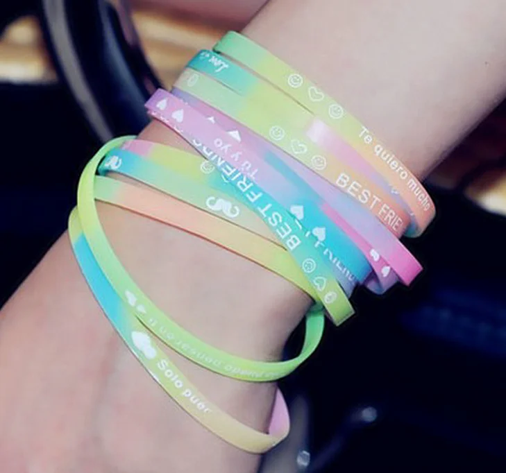 china bead manufacturers silicone bracelet
