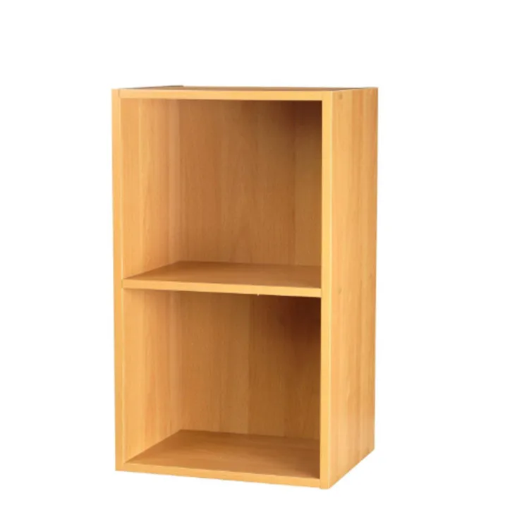 2 Tier Wooden Bookcase Shelving Display Storage Wood Shelf Shelves Unit