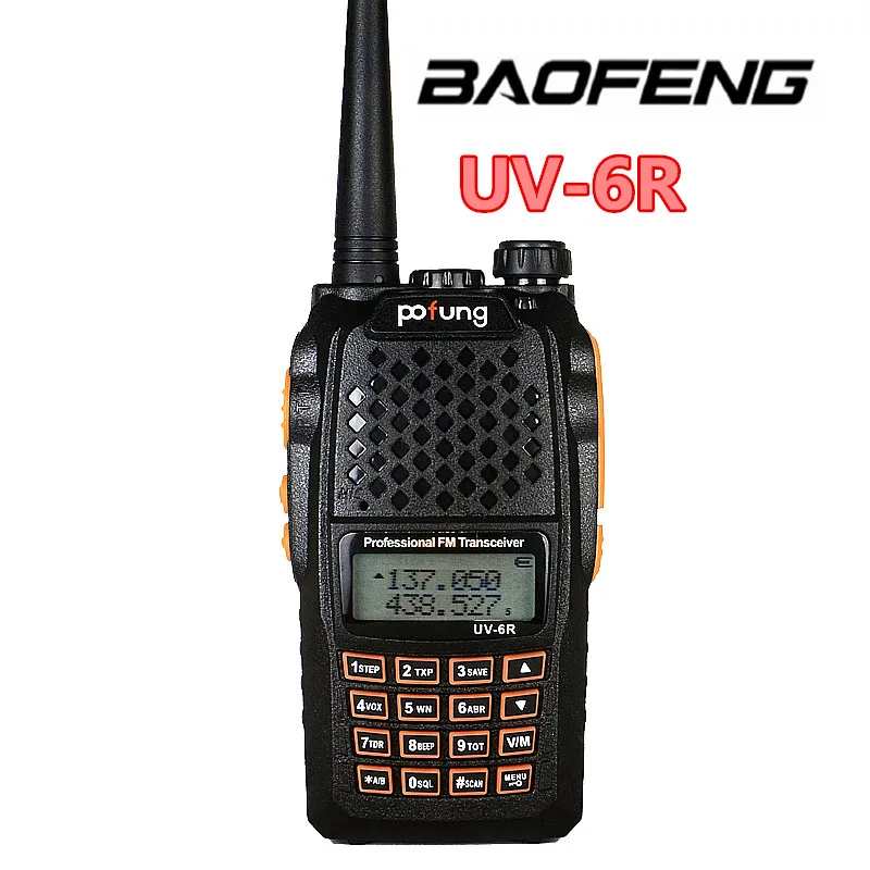 5 8 км междугородние FM двухстороннее радио Baofeng UV-6R 136 мГц, 520 400 мГц