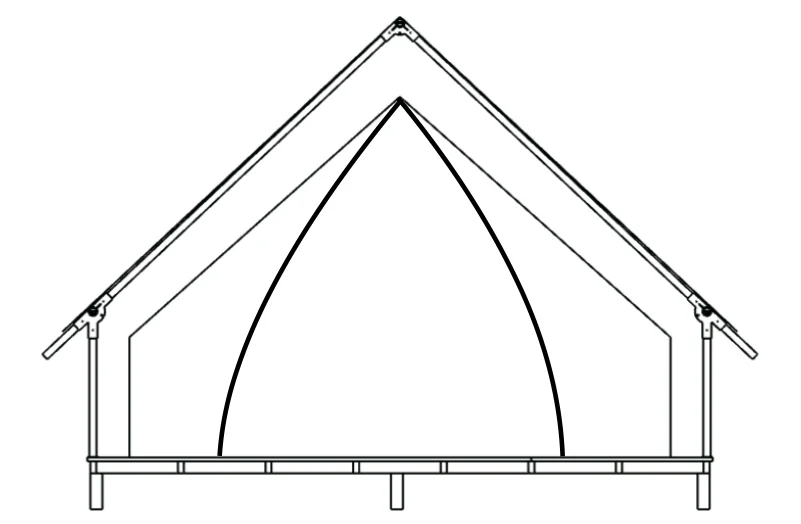 
luxury glamping tent safari tent 