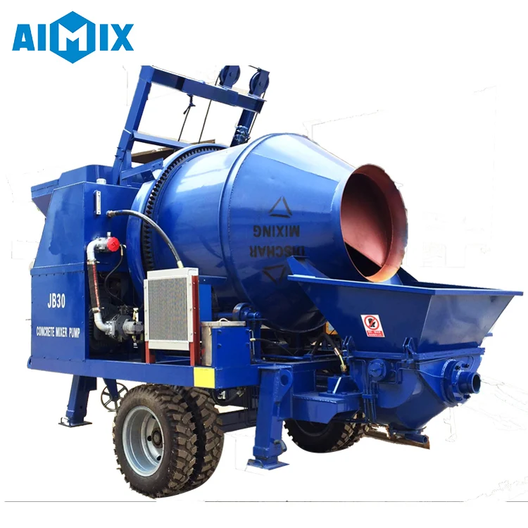 AIMIX ABJSD-30 concrete pump truck with mixer machine