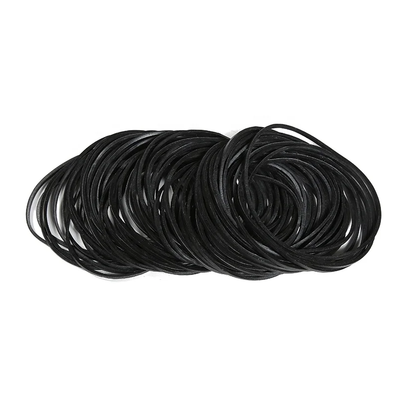 Low Price Best Sell Elastic Hair Bands Small Black Rubber Band