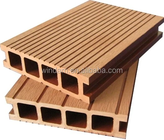 
Different Color and Surfaces Wood and Plastic Composite Decking China 