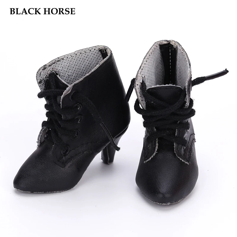 black doll high heel shoes for bjd doll blythe Dollfie LUTS CUITE