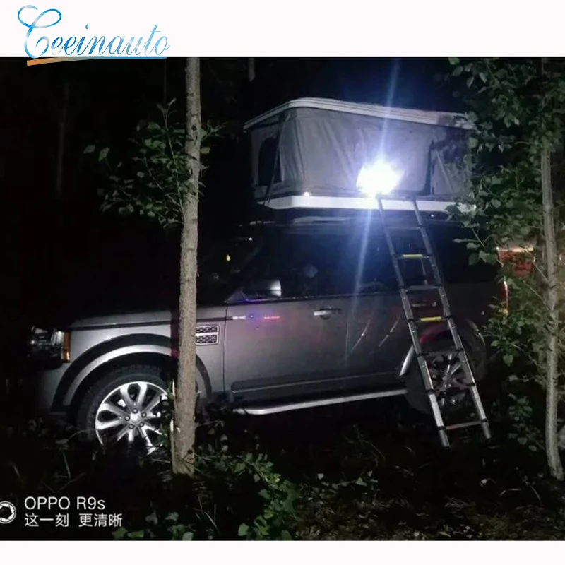 CeeinAuto ABS hard top car waterproof sunscreen hydraulic semi-automatic camping automatic car tent
