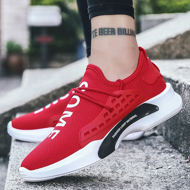 New Men walking Shoes Fashion Breathable Sneakers Mesh Soft Sole Casual Athletic men running Shoes