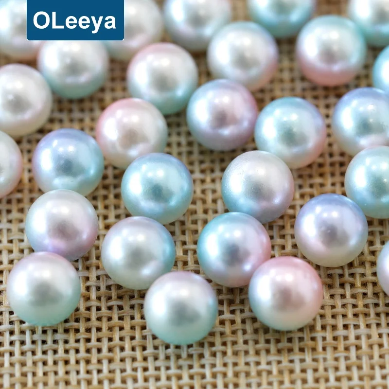 Factory Price Over 45 Colors 6mm Multicolor Imitation Pearl Plastic ABS Round Loose Beads without Holes for Bridal Wedding Dress