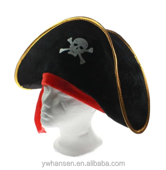 
HS-Halloween Caribbean Fancy Dress captain pirate hat 