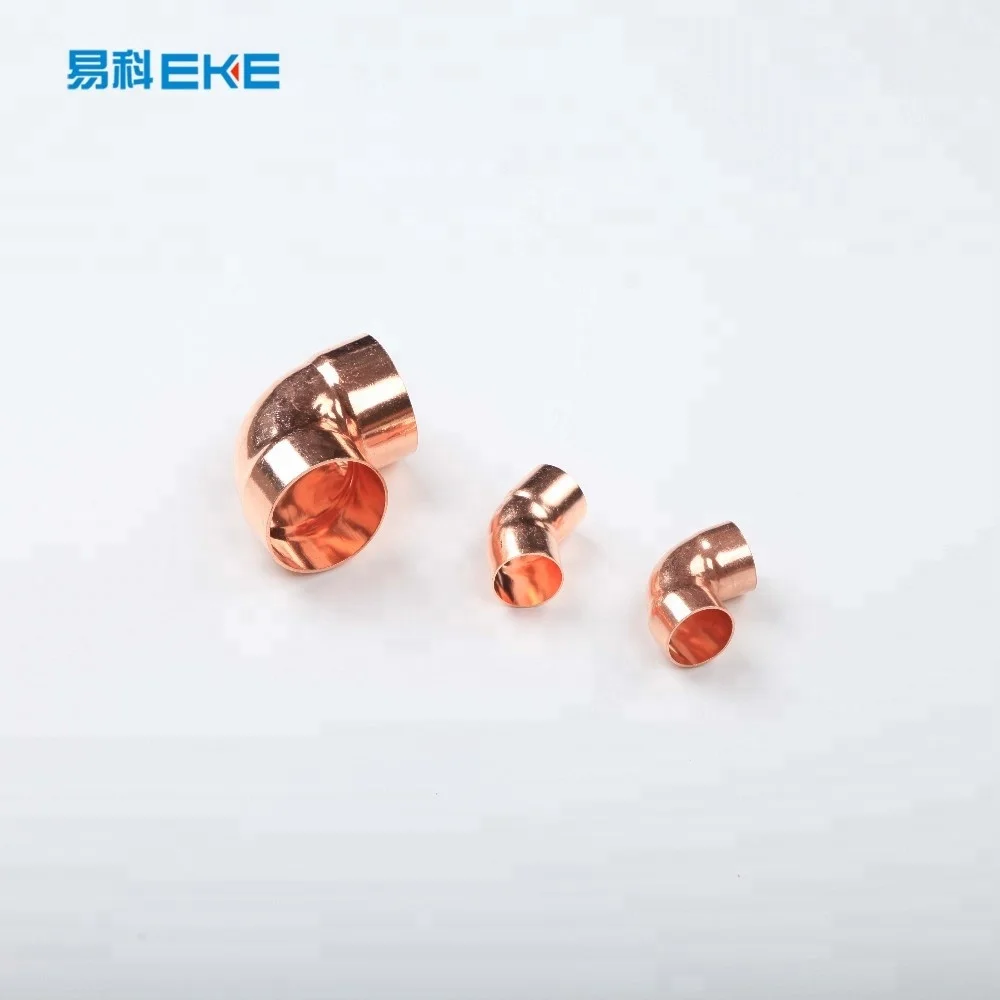 Economical OEM/customized available  copper  fittings 180 degree elbow for VRV/VRF