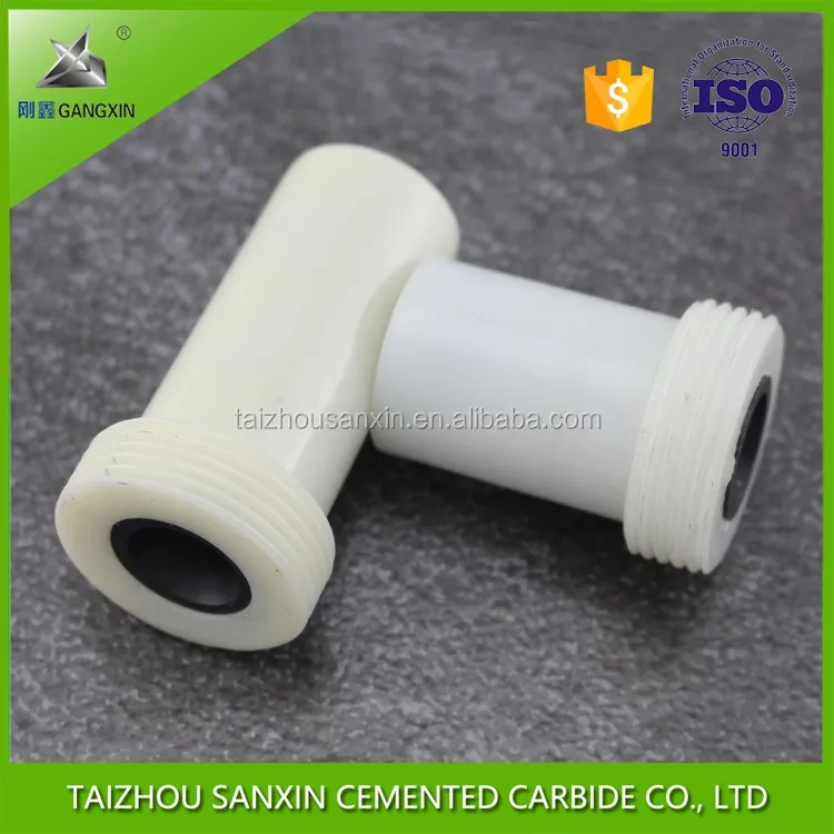 Устойчивая к коррозии насадка для пескоструйной обработки B4C из карбида бора с полиуретановой оболочкой sanxin поставщик Китая