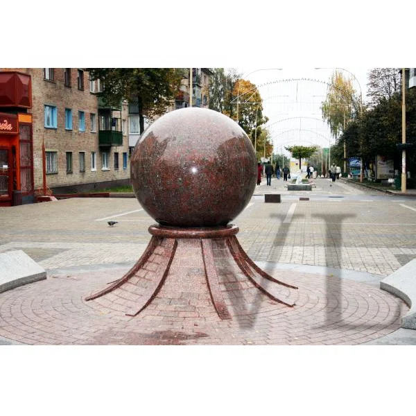 Buy wholesale  flamed polished cheap natural red grey black labradorite granite stone balls