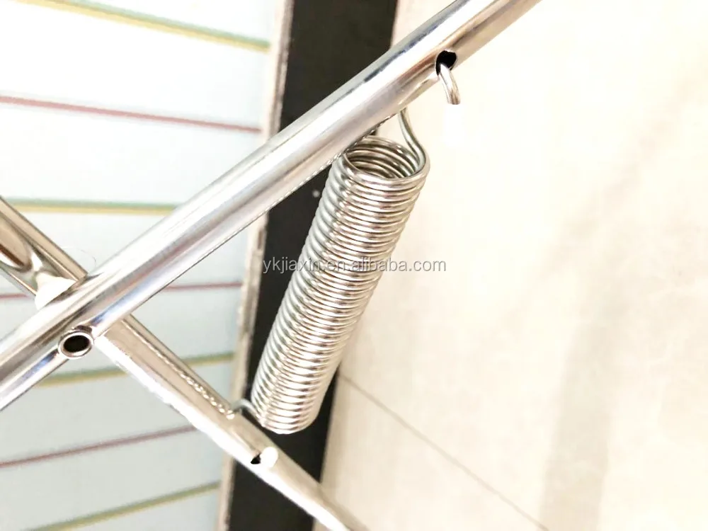 Foldable stainless Steel High Quality 3-tiers Laundry chothes/Towel Drying Rack (For Indoor or Occasional Outdoor Use)