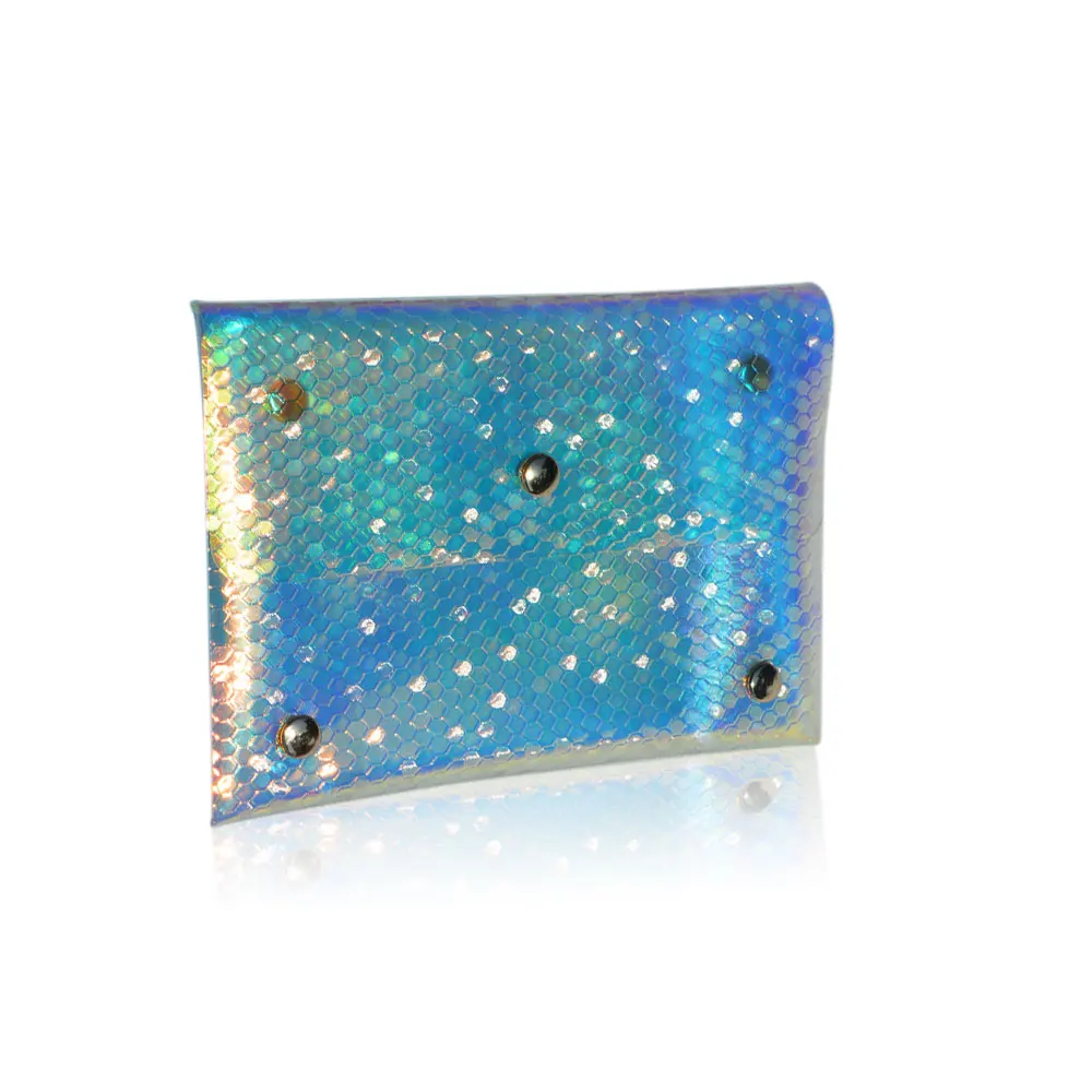 Летняя Пляжная красота блестящая лазерная голограмма ПВХ голографический прозрачный клатч кошелек сумка-мессенджер через плечо