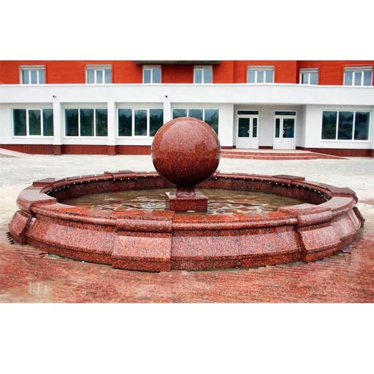 Buy wholesale  flamed polished cheap natural red grey black labradorite granite stone balls