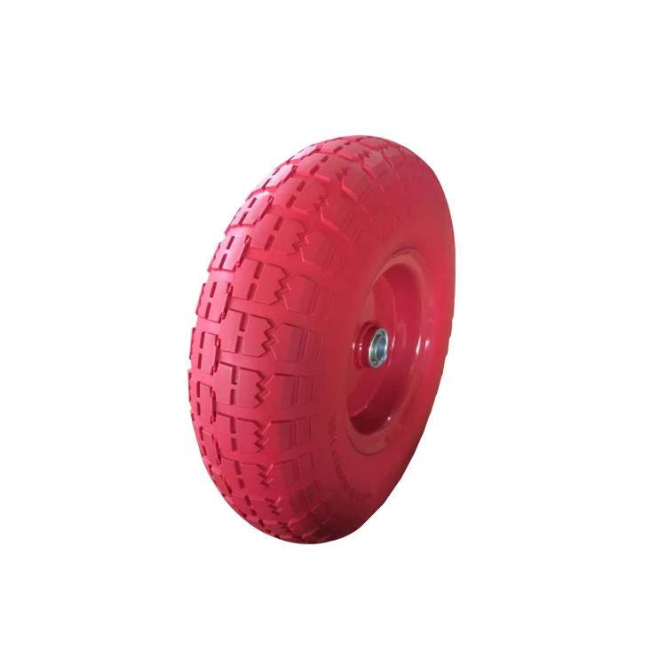 4.00-6 offset polyurethane foam wheels