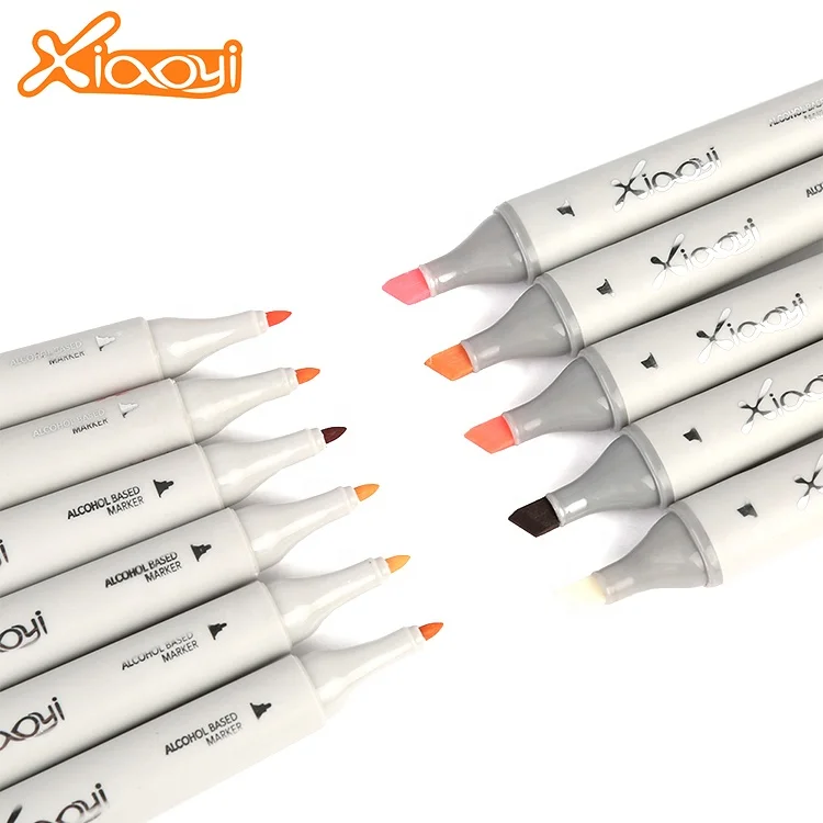 Тон кожи на спиртовой основе Эскиз маркер для белой доски Набор для рисования для рукоделия