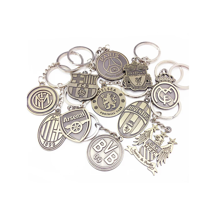 Wholesale Key Ring Barcelona European Soccer Football Club Key chain