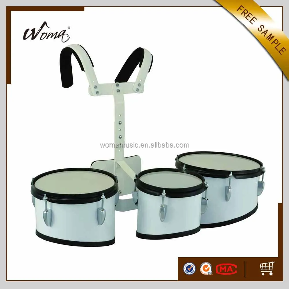 Hot Sale Triple Marching Tom Drums With Holder/Trio Tom Drums