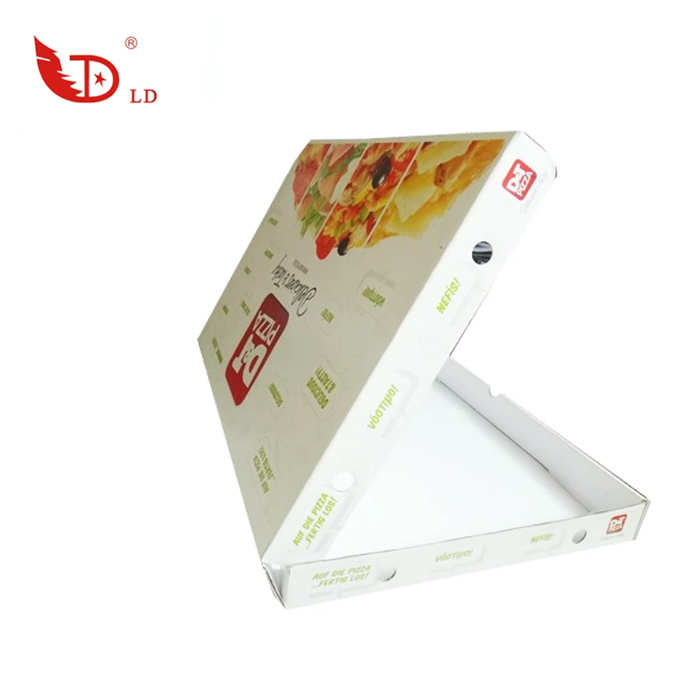 
Octagon cheap different colors pizza box corrugated paper box of pizza for delivery 