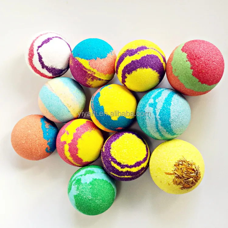 2020 Wholesale Essential Oil Spa Gift Set Fizzy Bath Bombs Set