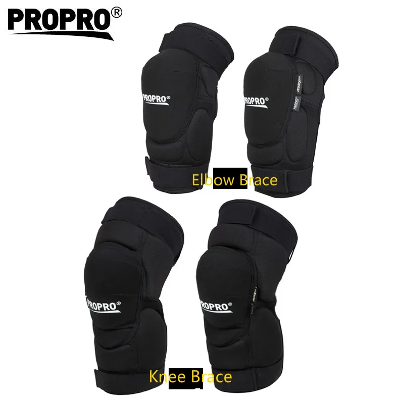 Motorcycle Motorbike Motocross Racing Rider Knee/Elbow Guards Protective Safety Gear Set for Extreme Sports
