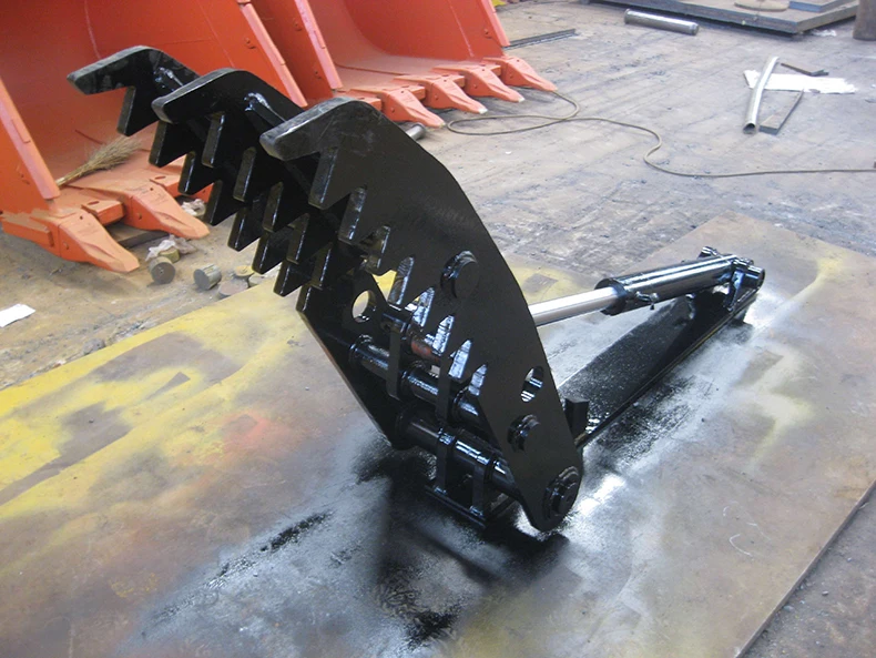 China supplier mini excavator spares hydraulic thumb for Kubota U45