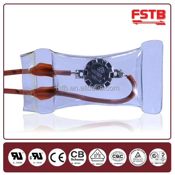 FSTB ksd303 Bimetal Thermostat 16a 125v Temperature Cutoff snap action Switch Thermal Protector