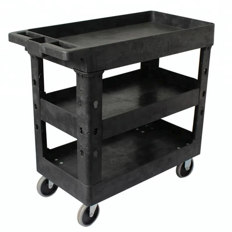 multifunction trolley plastic rolling cart work table