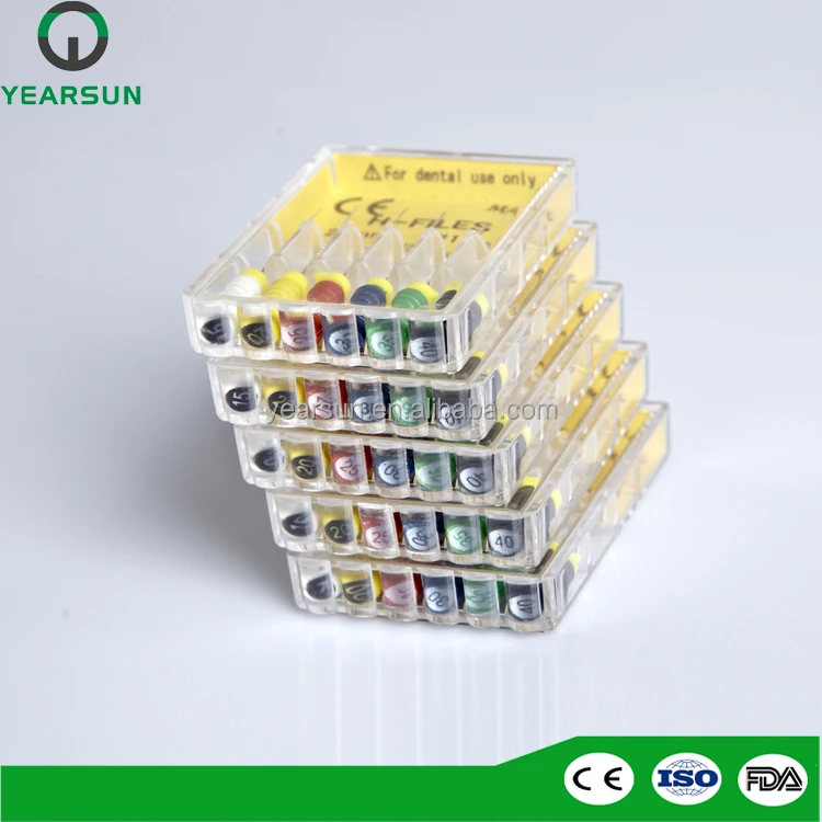 Stainless steel endodontic mani hand file endo K /H/R files