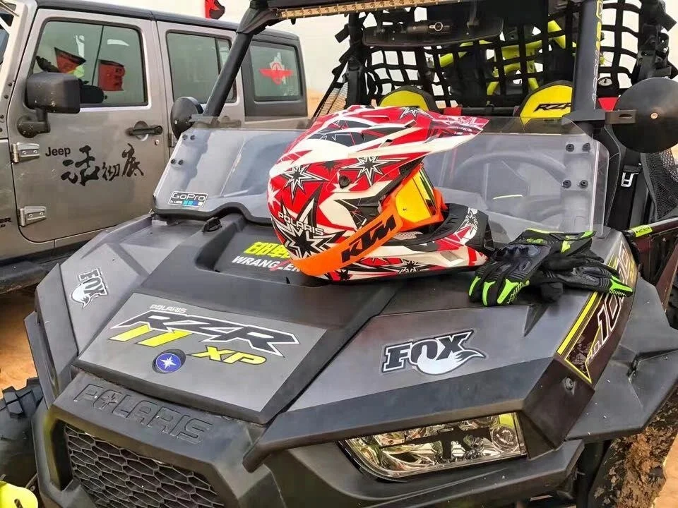 Алюминиевые круглые боковые зеркала заднего вида с ЧПУ для Polaris Ranger RZR Can-Am Maverick 1,75 дюйма 2 дюйма