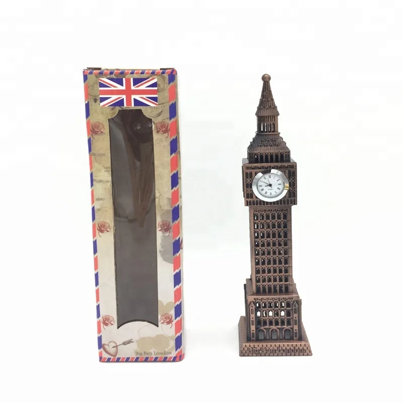 Handmade Metal Models London Big Ben Clock Souvenirs