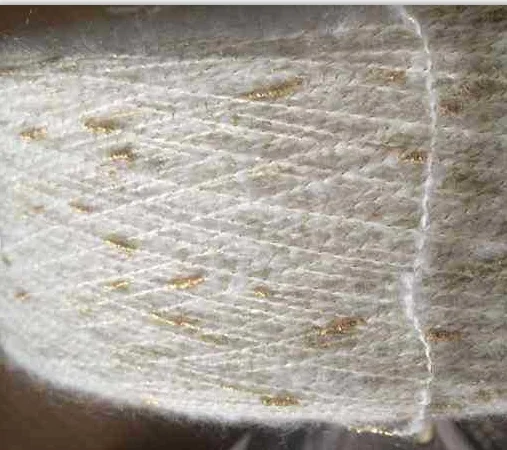 acrylic/wool fanc yarn