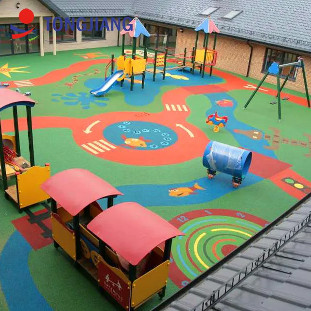 JT epdm coloured rubber granules for kindergarten