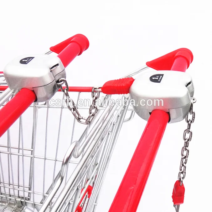 High Security RH-STL01 Zinc Alloy Shopping Cart Coin Lock
