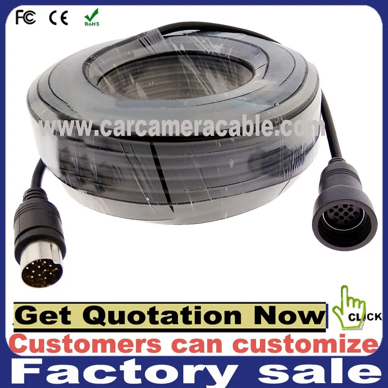 20 м провода 13pin автомобильных электронных авиации Соединительный кабель адаптер