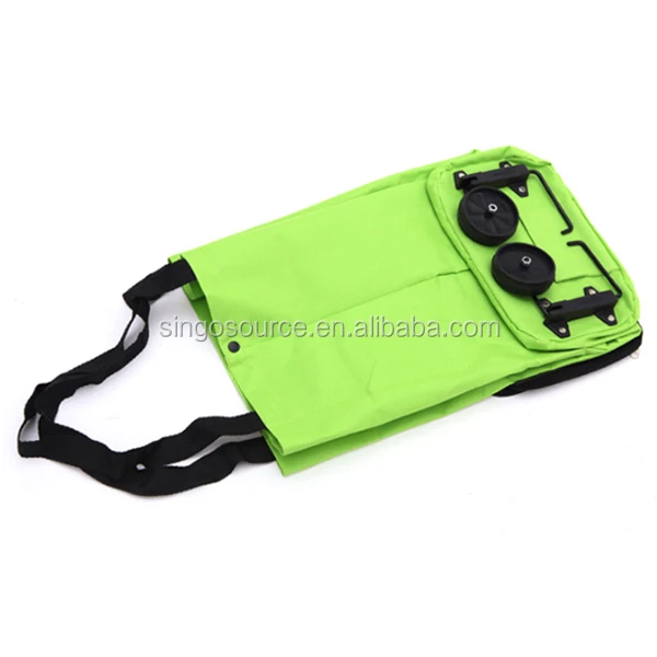 
Reusable Functional Foldable Shopping Bag Market Trolley Bag With Wheels 