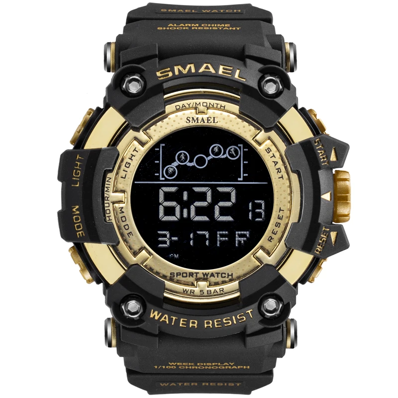 
fashion trend SMAEL 1802 back light digital men sport watch for teenager 