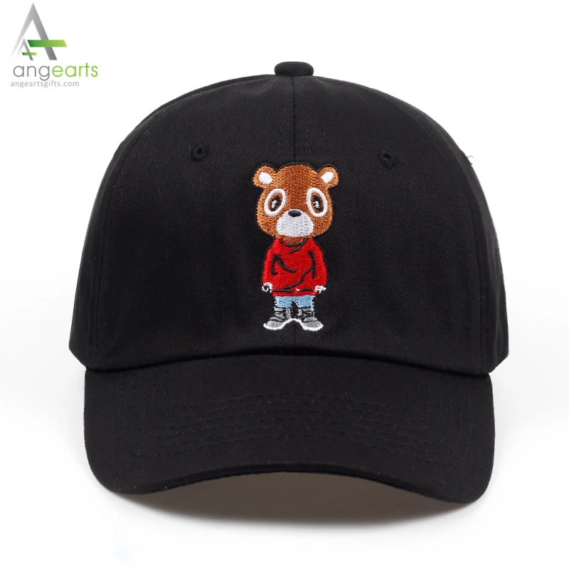 Newest Bear Design Dad Hat Lovely Baseball Cap With Embroidery Summer For Men Women Sports Caps Unisex