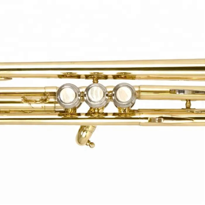 
Big Manufacturer Quality Wholesale Price Gold Lacquer Brass Bb Trumpet 