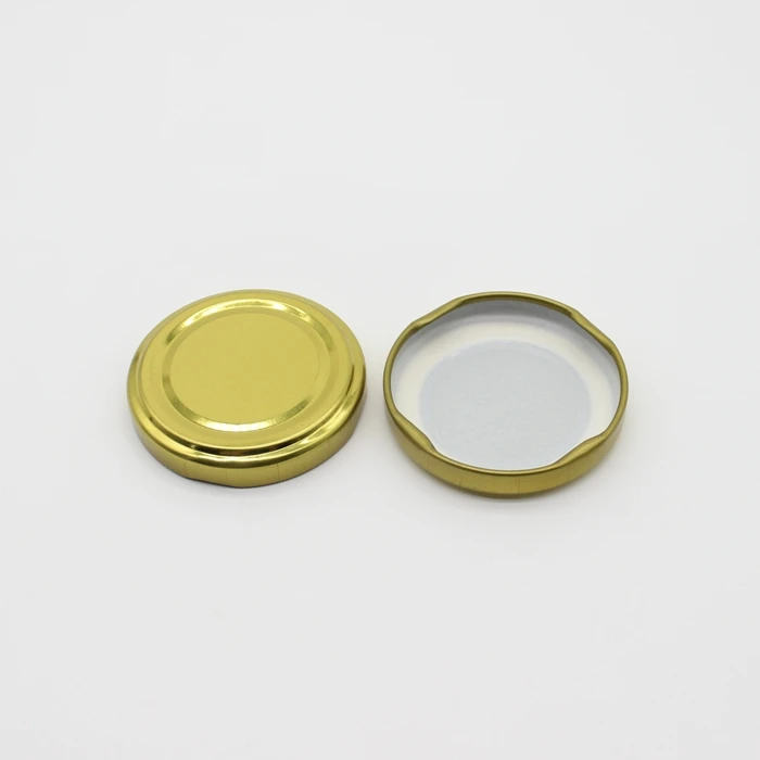Metal Tinplate Lid Used For Food Screw Glass Jar Bottle