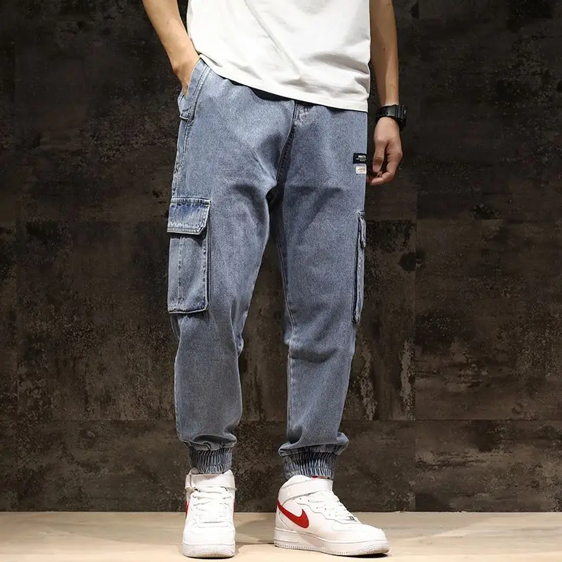 2022 Manufacture factory Smart Casual skinny jeans patterns men Mid weight