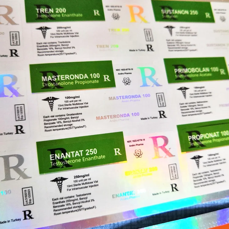 ZPT10-3 Pre-printed small test order accept sust 250 glass vial custom self adhesive bottle sticker 10ml vial label stickers