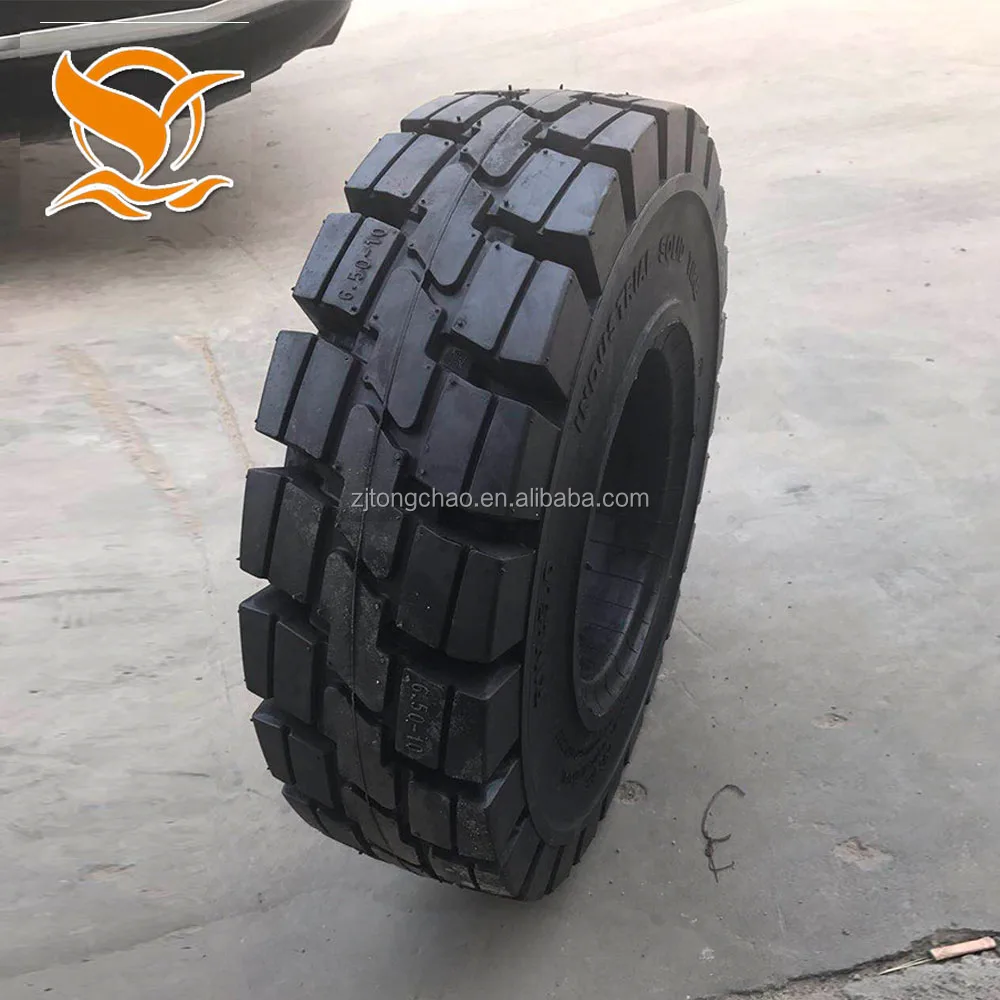 
4.00-8 5.00-8 Korea forklift solid tires trolley tyres for airport 