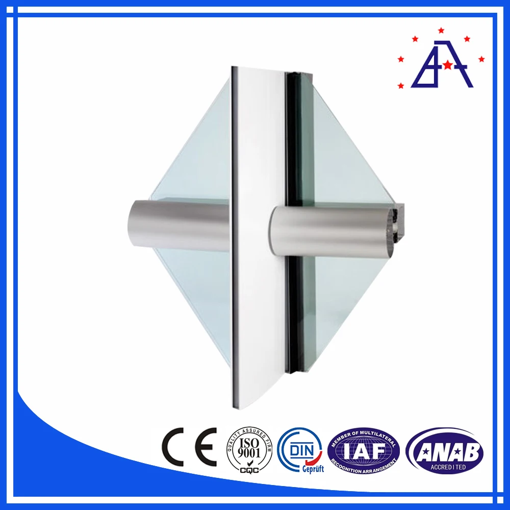 Aluminum Curtain Wall Aluminum Extrusion Curtain Wall Profile