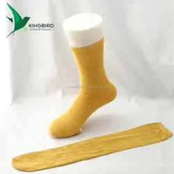knitted Casual Airline Disposable Tube 100 % Polyester Socks