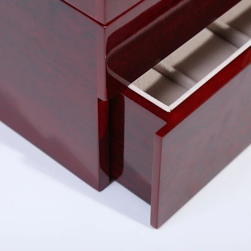 Высококачественный деревянный ящик для хранения наручных часов с 20 отделениями