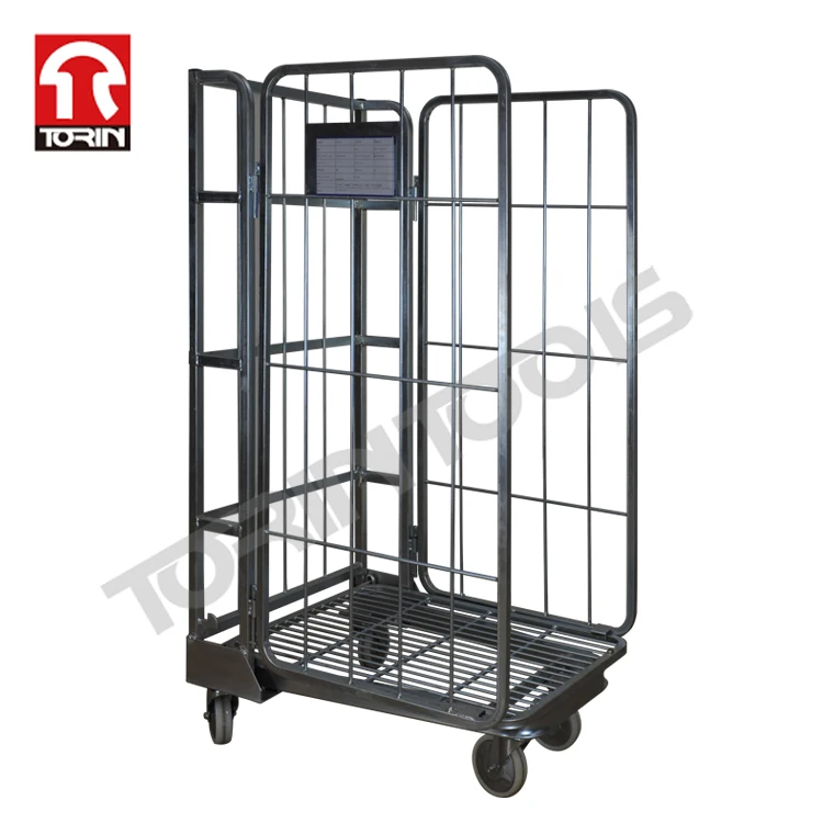 
 Складной Штабелируемый сетчатый проволочный контейнер SWK1016 в европейском стиле  