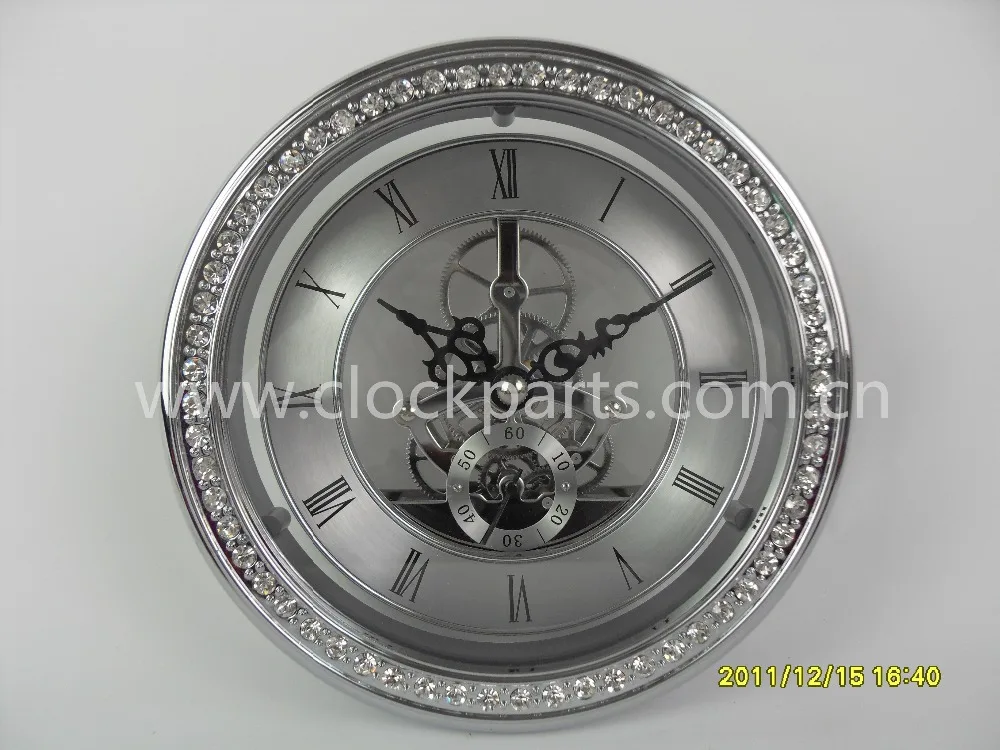 Skeleton clock insert transparent clock head quartz clock mechanism movement with high quality
