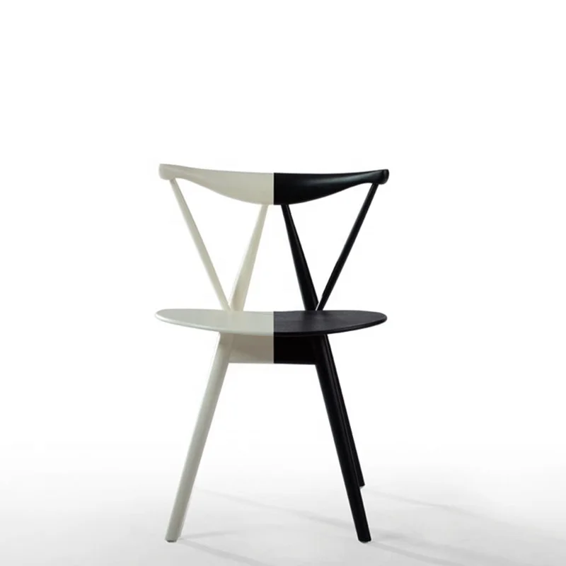 Morezhome modern side dining chair wooden chair for restaurant
