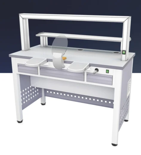 Стоматологическая лаборатория, настольный техник, Стоматологическая Рабочая станция с микромотором, соединительный стальной кран